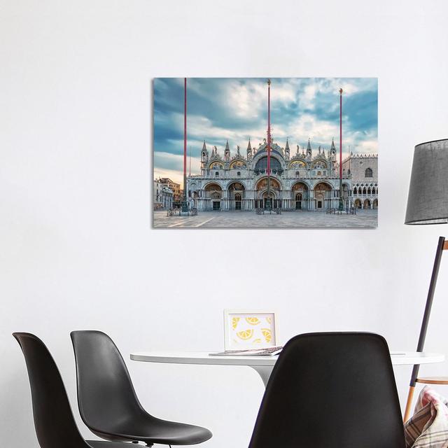 St Mark's Basilica by Manjik Pictures - Gallery-Wrapped Canvas Giclée on Canvas Lark Manor Size: 66.04cm H x 101.6cm W x 3.81cm D, Format: Wrapped Can on Productcaster.