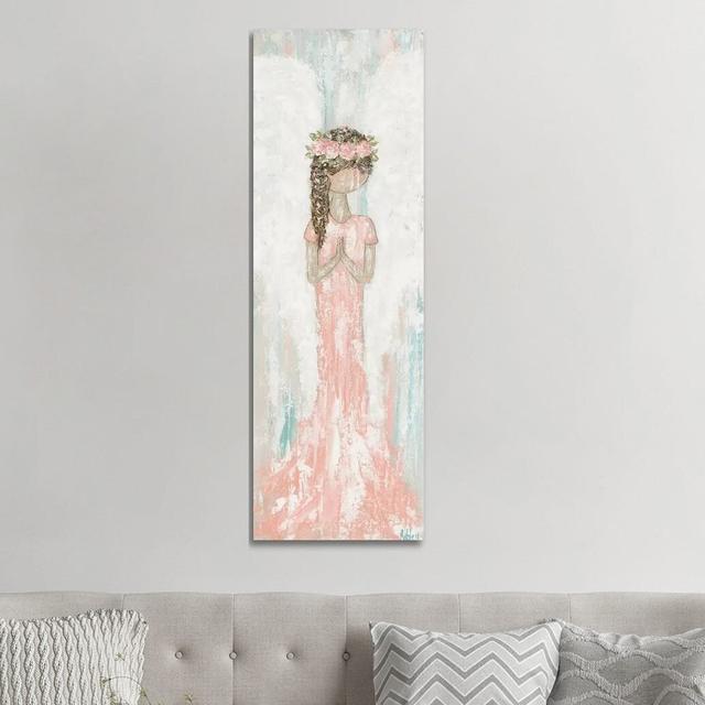 Praying Angel-Canvas Maturi Format: Wrapped Canvas, Size: 152.4cm H x 50.8cm W x 3.81cm D on Productcaster.