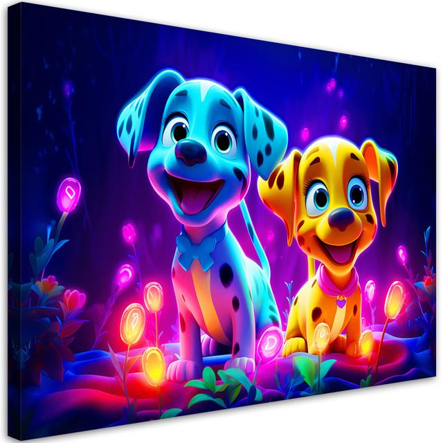 Druck, Niedliche Hunde Cartoon Marlow Home Co. on Productcaster.