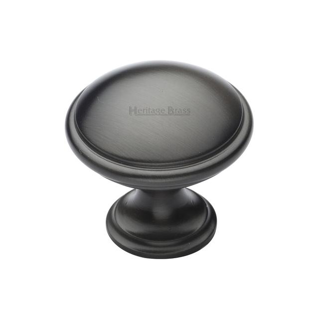 Mushroom Knob Heritage Brass Size: 3cm H x 3.2cm W x 3.2cm D, Finish: Matt Bronze on Productcaster.