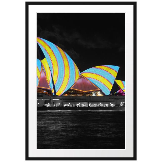 Gerahmtes Poster Sydney Opera House East Urban Home Größe: 100 cm H x 70 cm B on Productcaster.