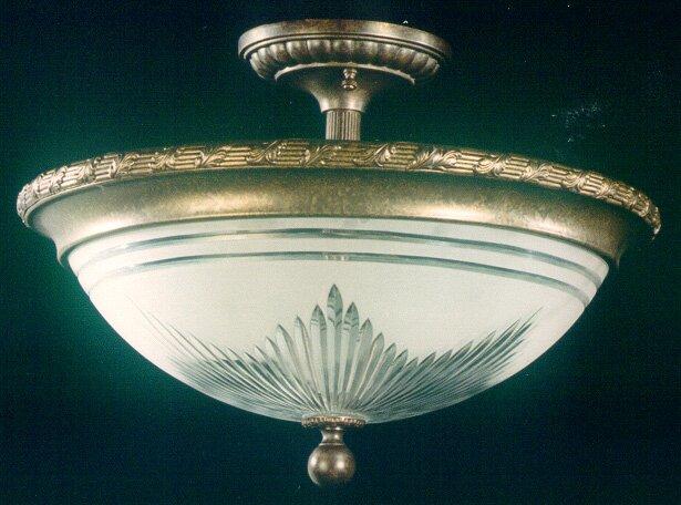 Batres Glass Semi Flush Mount Astoria Grand on Productcaster.