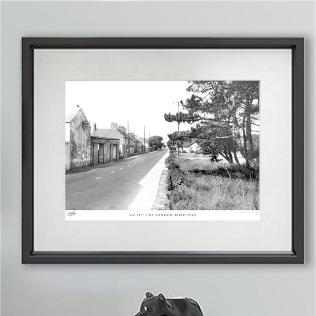 'Valley, the London Road 1949' by Francis Frith - Picture Frame Photograph Print on Paper The Francis Frith Collection Size: 40cm H x 50cm W x 2.3cm D on Productcaster.