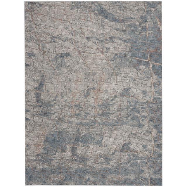 Rustic Tufted Grey/White Rug Longweave Rug Size: Rectangle 282 x 389cm on Productcaster.