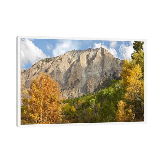 Marcellina Mountain Near Crested Butte, Colorado by Tim Fitzharris - Gallery-Wrapped Canvas Giclée on Canvas Alpen Home Format: White Framed, Size: 45 on Productcaster.