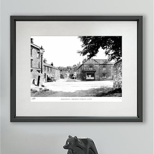 Bakewell, Bridge Street C1955' - Picture Frame Photograph Print on Paper The Francis Frith Collection Size: 40cm H x 50cm W x 2.3cm D on Productcaster.