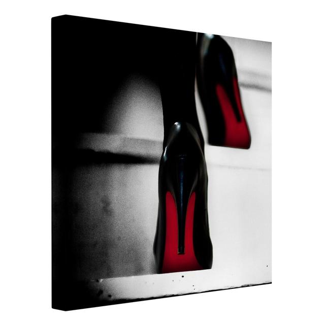 High Heels in Red - Wrapped Canvas Graphic Art Ebern Designs on Productcaster.