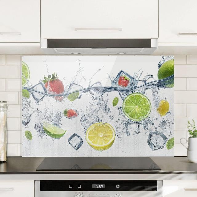 90cm x 59cm Glass Peel & Stick Panel East Urban Home on Productcaster.