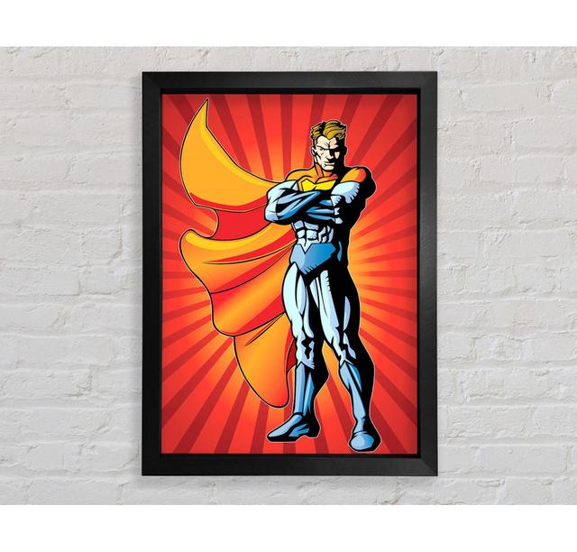 Superhero 1 - Single Picture Frame Art Prints Rosalind Wheeler Size: 84.1cm H x 59.7cm W x 3.4cm D on Productcaster.