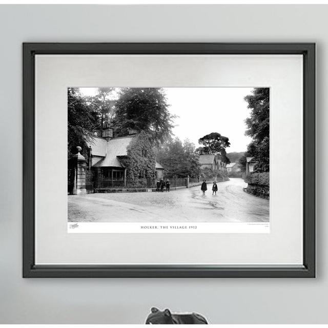 'Holker, the Village 1912' by Francis Frith - Picture Frame Photograph Print on Paper The Francis Frith Collection Size: 28cm H x 36cm W x 2.3cm D on Productcaster.