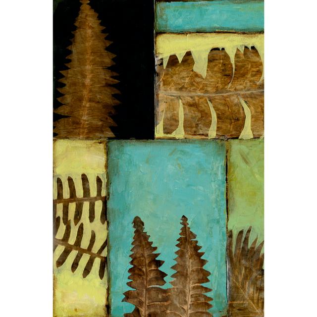 Fossilized Ferns III by June Erica Vess - Wrapped Canvas Painting 17 Stories Size: 76cm H x 51cm W x 3.8cm D on Productcaster.