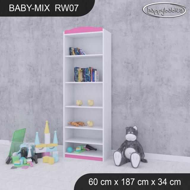 Baby Mix 187cm H X 60cm W Kids Cube Happy Babies Colour: Pink on Productcaster.