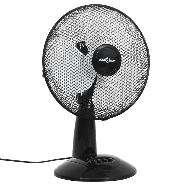 Vidaxl Table Fan 3 Speeds 30 Cm 40 W Black ClearAmbient Farbe/Ausführung: Schwarz on Productcaster.