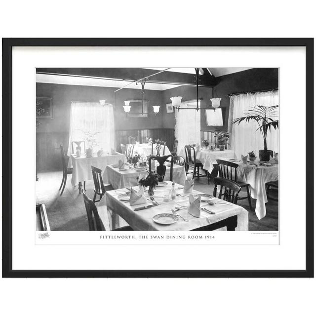 'Fittleworth, the Swan Dining Room 1914' by Francis Frith - Picture Frame Photograph Print on Paper The Francis Frith Collection Size: 40cm H x 50cm W on Productcaster.