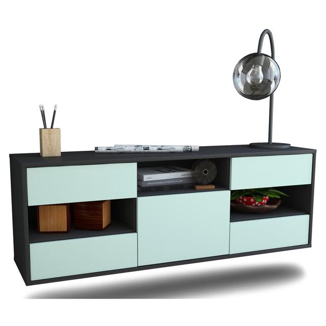 Cousineau TV Stand Ebern Designs Colour: Light Blue on Productcaster.