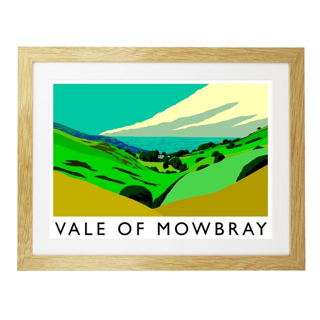 Vale of Mowbray 2 by Richard O'Neil - Graphic Art Print on Paper East Urban Home Size: 33.5 cm H x 43.5 cm W x 2.2 cm D, Format: White Wood Frame on Productcaster.