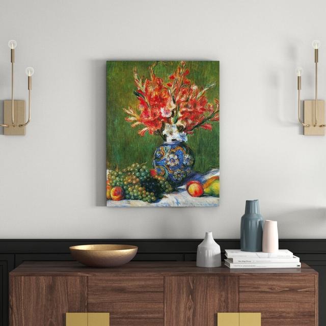 'Flowers and Fruit' by Pierre-Auguste Renoir Painting Print Astoria Grand on Productcaster.