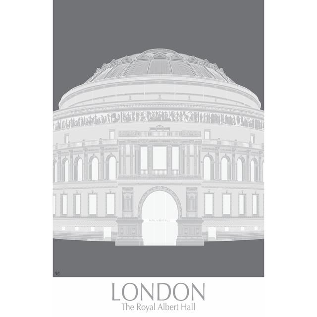 London Albert Hall Monochrome Maturi Size: 76cm H x 51cm W on Productcaster.