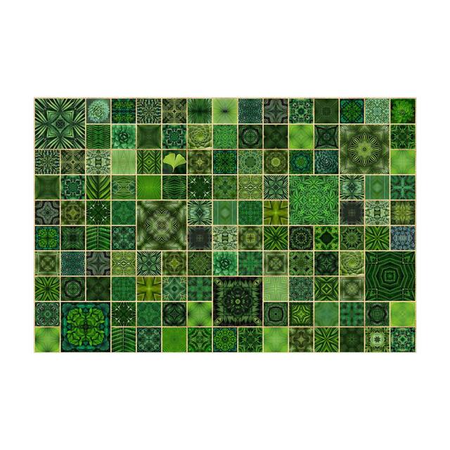 Hasbouck Green Indoor/Outdoor Rug East Urban Home Rug Size: Rectangle 60 x 90cm on Productcaster.