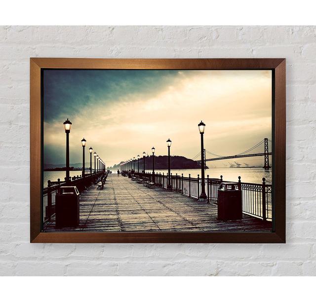 Promenade Storms Framed Print 17 Stories Size: 42cm H x 59.7cm W on Productcaster.