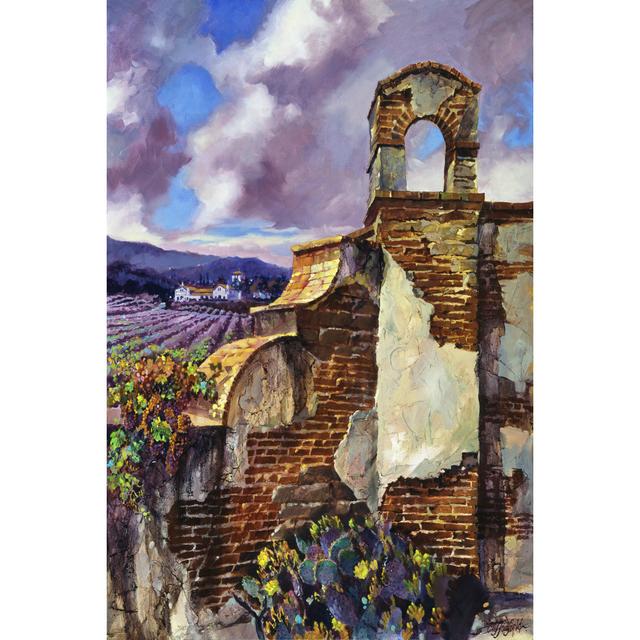 Mission Vineyard - Wrapped Canvas Painting Brambly Cottage Size: 30cm H x 20cm W on Productcaster.