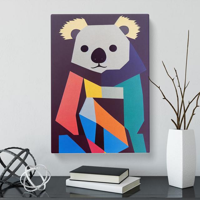 Ropesville Koala Bear Abstract Vol.4 - Wrapped Canvas Print Alpen Home Size: 60cm H x 40cm W x 3cm D on Productcaster.