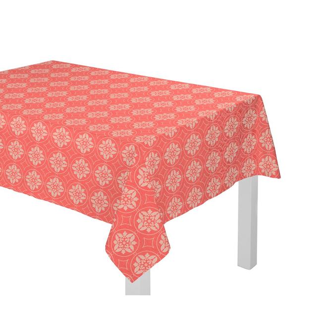 Heilwood Tablecloth Bloomsbury Market Size: 130cm W x 220cm L, Colour: Red on Productcaster.