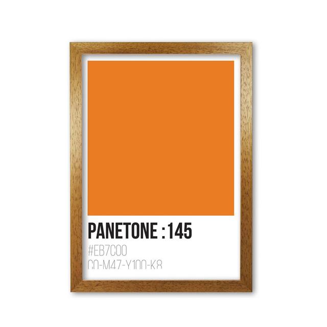 Panetone by Pixy Paper - Typography Print East Urban Home Frame Options: Honey Oak, Size: 42cm H x 29.7cm W on Productcaster.