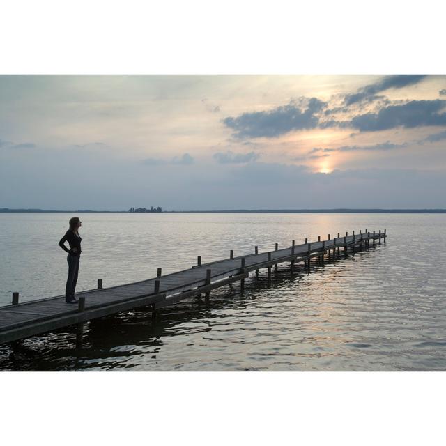 Young Woman by RelaxFoto.de - No Frame Art Prints on Canvas Beachcrest Home Size: 20cm H x 30cm W on Productcaster.