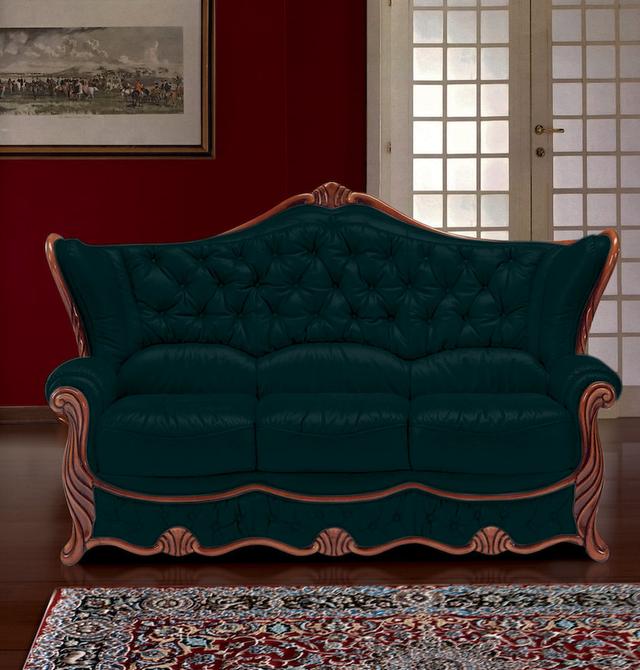 Dodgen 3 Seater Sofa Astoria Grand Colour: Black on Productcaster.