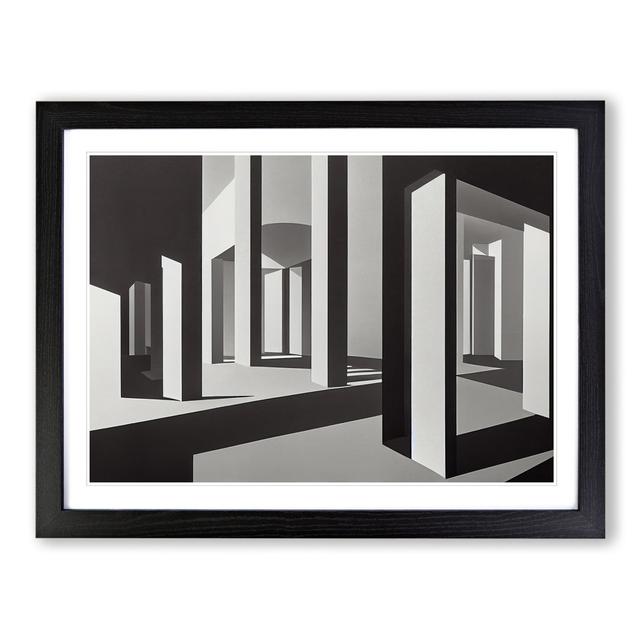 Architecture - Picture Frame Graphic Art 17 Stories Frame Colour: Black Framed, Size: 34cm H x 46cm W on Productcaster.