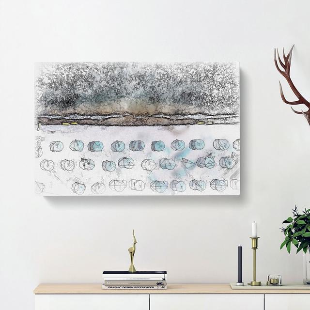 On The Beach - Wrapped Canvas Painting East Urban Home Size: 60cm H x 91cm W x 3cm D on Productcaster.