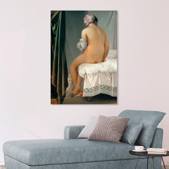 Leinwandbild The Bather Of Valpinçon Selected Artworks srl Größe: 70 cm H x 50 cm B x 4 cm T on Productcaster.