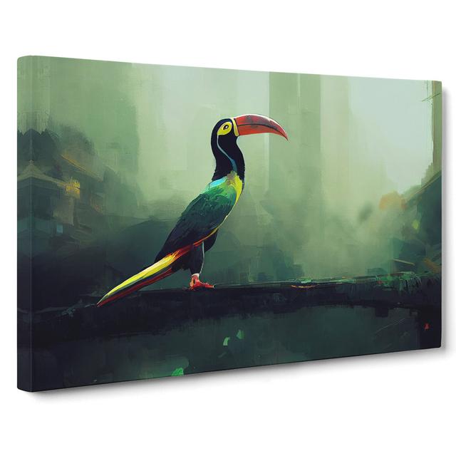 Toucan Bird Vol.5 - Wrapped Canvas Painting 17 Stories Size: 35cm H x 50cm W x 3cm D on Productcaster.