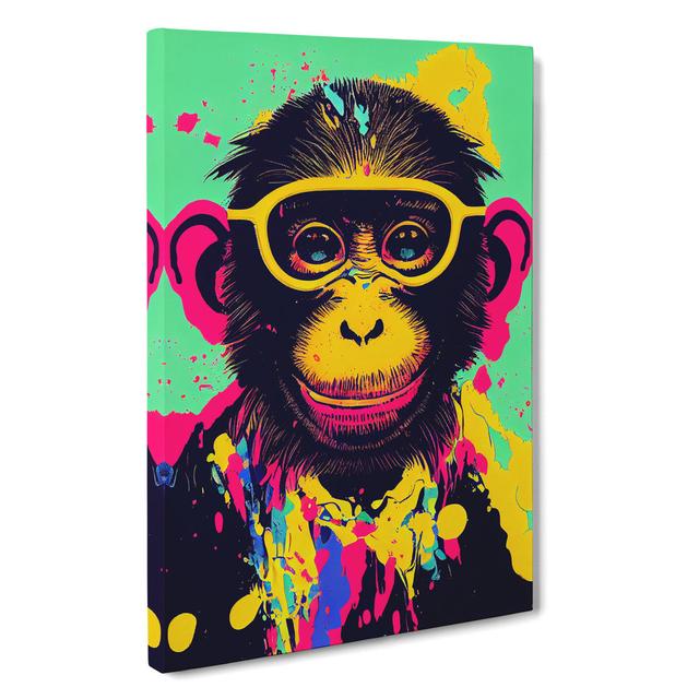 Monkey Paint Splash No.1 Maturi Size: 76cm H x 50cm W x 3cm D on Productcaster.