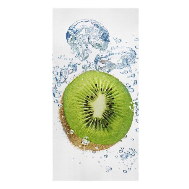 Kiwi bubbles - Wrapped Canvas Graphic Art Ebern Designs Format: 260g/m² canvas, Size: 60cm H x 30cm W on Productcaster.