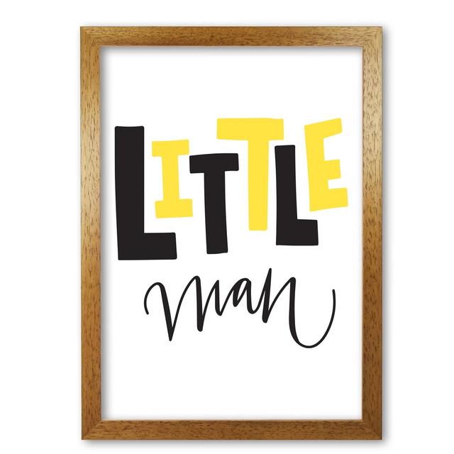 Little Man - Print East Urban Home Format: Honey Oak Frame, Size: 42 cm H x 30 cm W x 5 cm D on Productcaster.