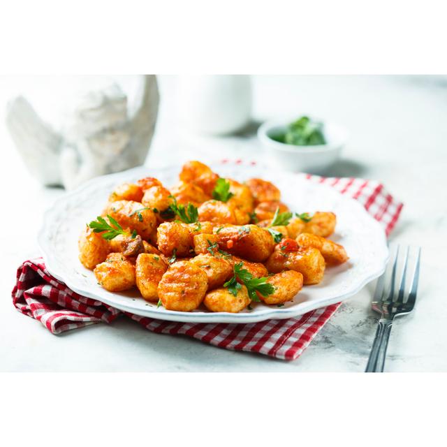 Gnocchi - Wrapped Canvas Print Ebern Designs Size: 20cm H x 30cm W x 3.8cm D on Productcaster.