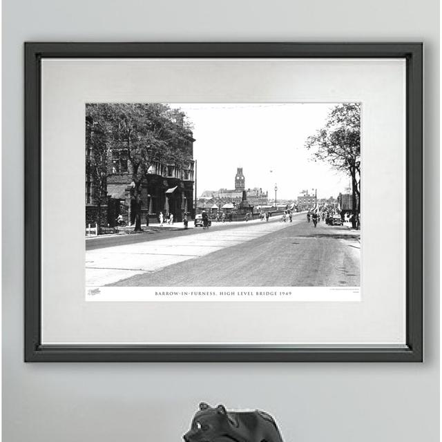 'Barrow-in-Furness, High Level Bridge 1949' by Francis Frith - Picture Frame Photograph Print on Paper The Francis Frith Collection Size: 60cm H x 80c on Productcaster.