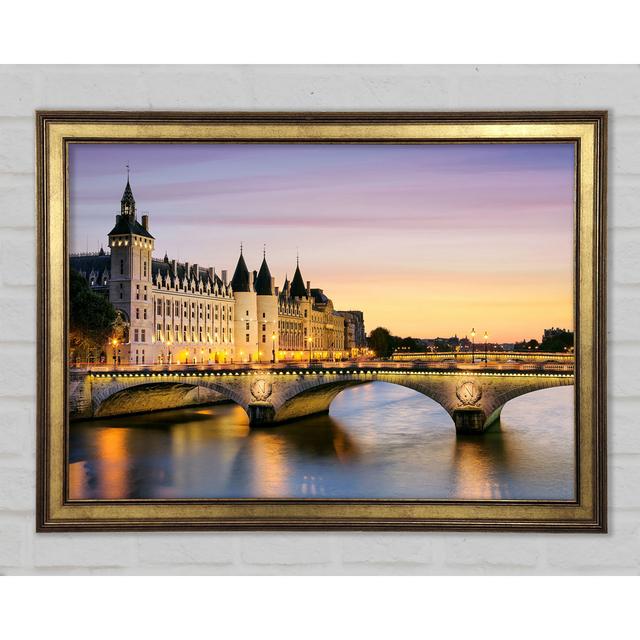 River Seine At Twilight 1 - Print Latitude Run Size: 29.7cm H x 42cm W x 1.5cm D on Productcaster.