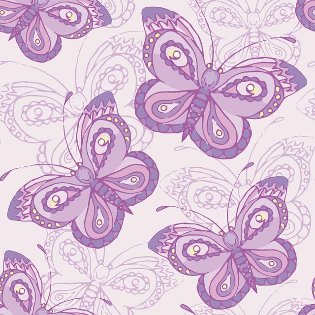 Renovo Butterflies by Olgdesigner - Print Latitude Vive Size: 91cm H x 91cm W x 3.8cm D on Productcaster.