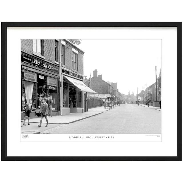 'Biddulph, High Street C1955' - Picture Frame Photograph Print on Paper The Francis Frith Collection Size: 28cm H x 36cm W x 2.3cm D on Productcaster.