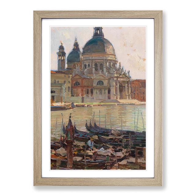 Santa Maria Della in Venice by Carl Moll - Picture Frame Painting East Urban Home Size: 48cm H x 36cm W x 2cm D, Frame Option: Oak Framed on Productcaster.