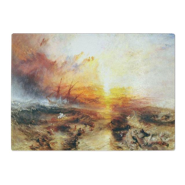 Typhoon Coming by Joseph Mallord William Turner Chopping Board East Urban Home Size: 0.4cm H x 20cm W x 28.5cm L on Productcaster.