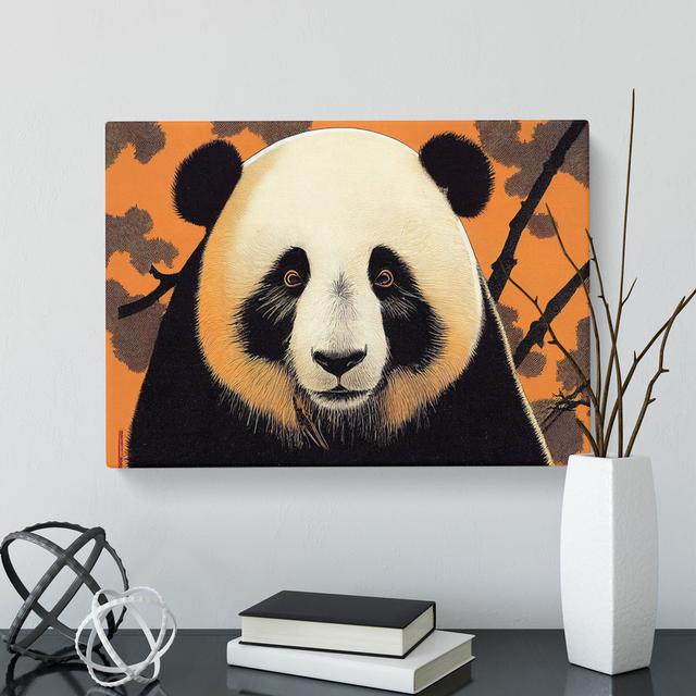 Blessed Panda - Wrapped Canvas Painting Latitude Vive Size: 50cm H x 76cm W x 3cm D on Productcaster.