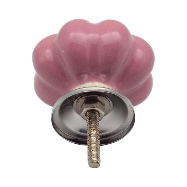 Nicola Spring - Floral Ceramic Cabinet Knob Nicola Spring Finish: Pink on Productcaster.