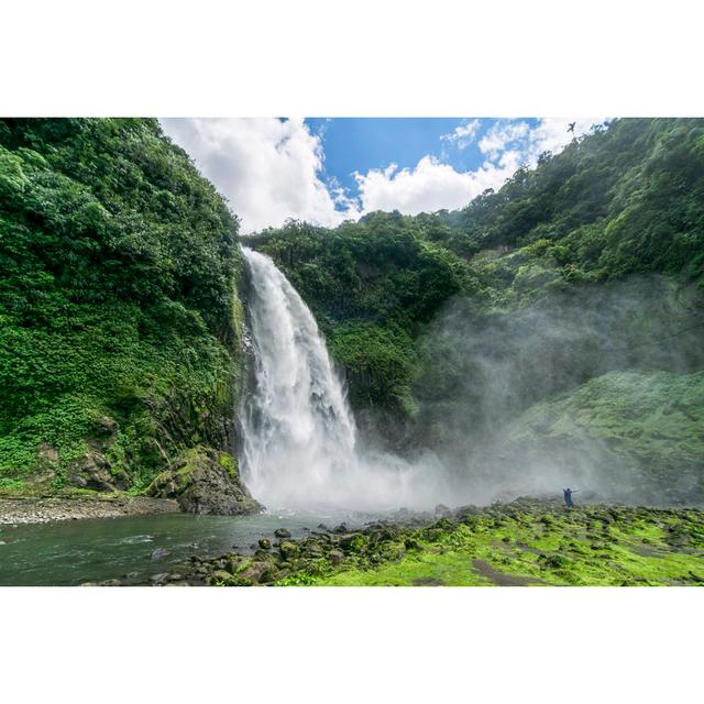 Waterfall in Ecuador - Wrapped Canvas Photograph Alpen Home Size: 51cm H x 76cm W x 3.8cm D on Productcaster.