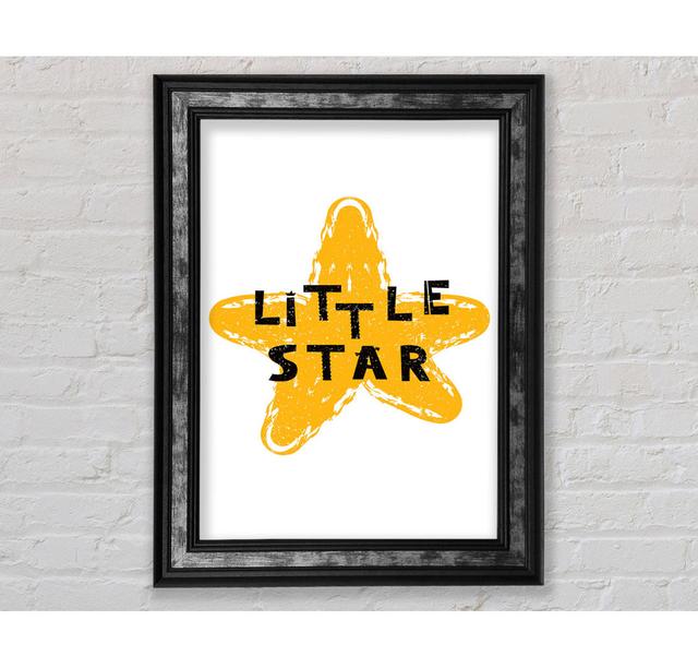 Little Star Framed Print Happy Larry Size: 84.1cm H x 118.9cm W on Productcaster.