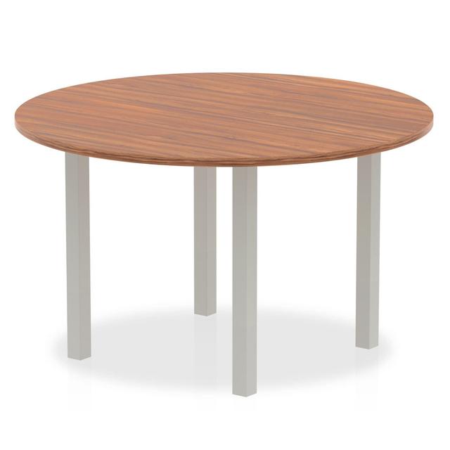 Kyvan Circular Meeting Table Latitude Run Finish: Walnut on Productcaster.