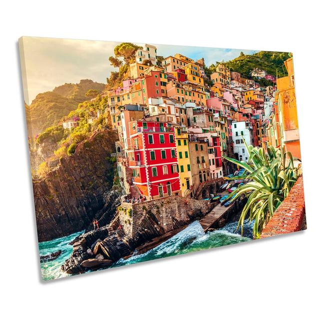 Lake Maggiore Italy - Wrapped Canvas Art Prints Highland Dunes Size: 61cm H x 91.4cm W x 4cm D on Productcaster.